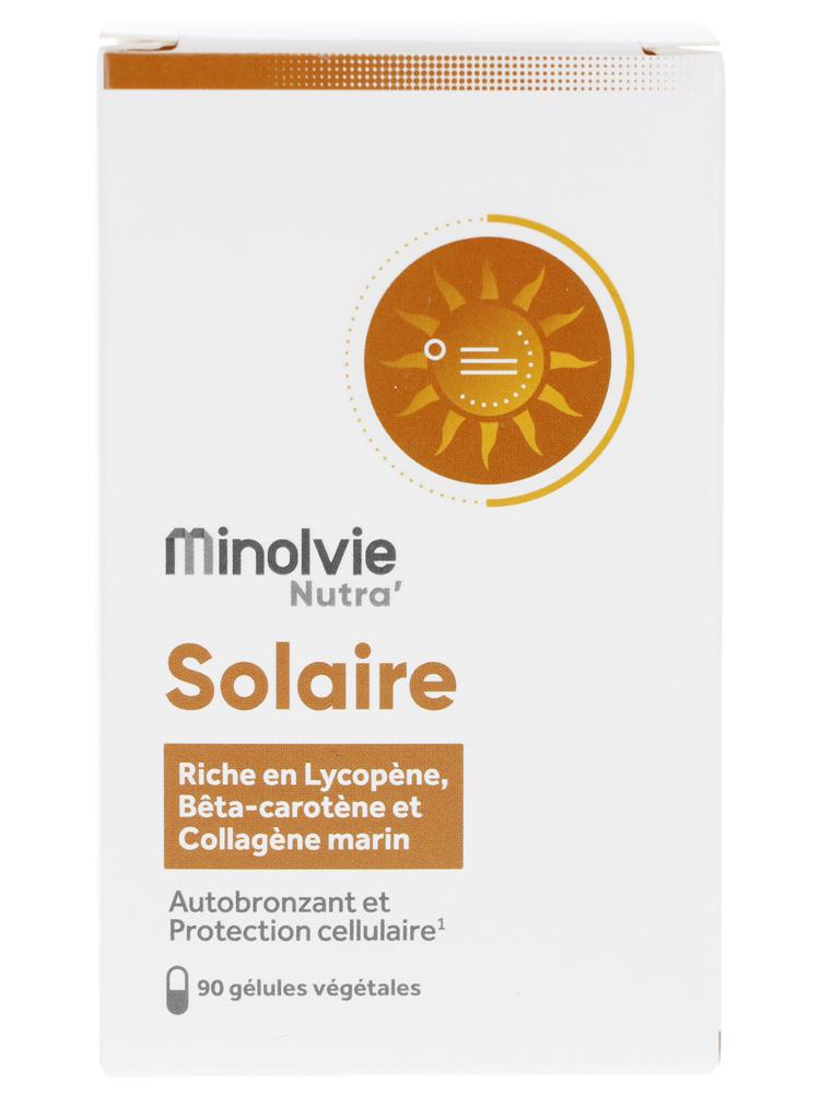 Minolvie Nutra' Solaire 90 Gélules Végétales
